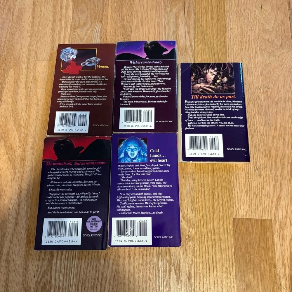Caroline B. Cooney Young Adult Horror Paperback Bundle Vintage Scholastic Freeze
